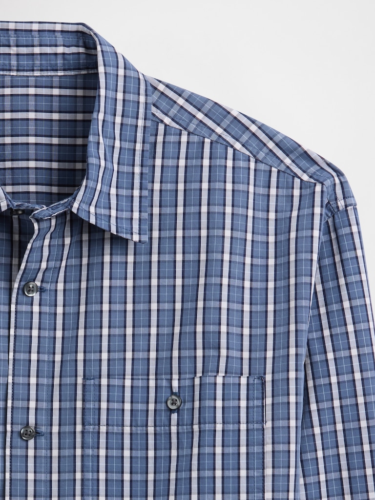 Poplin Shirt in Boxy Fit