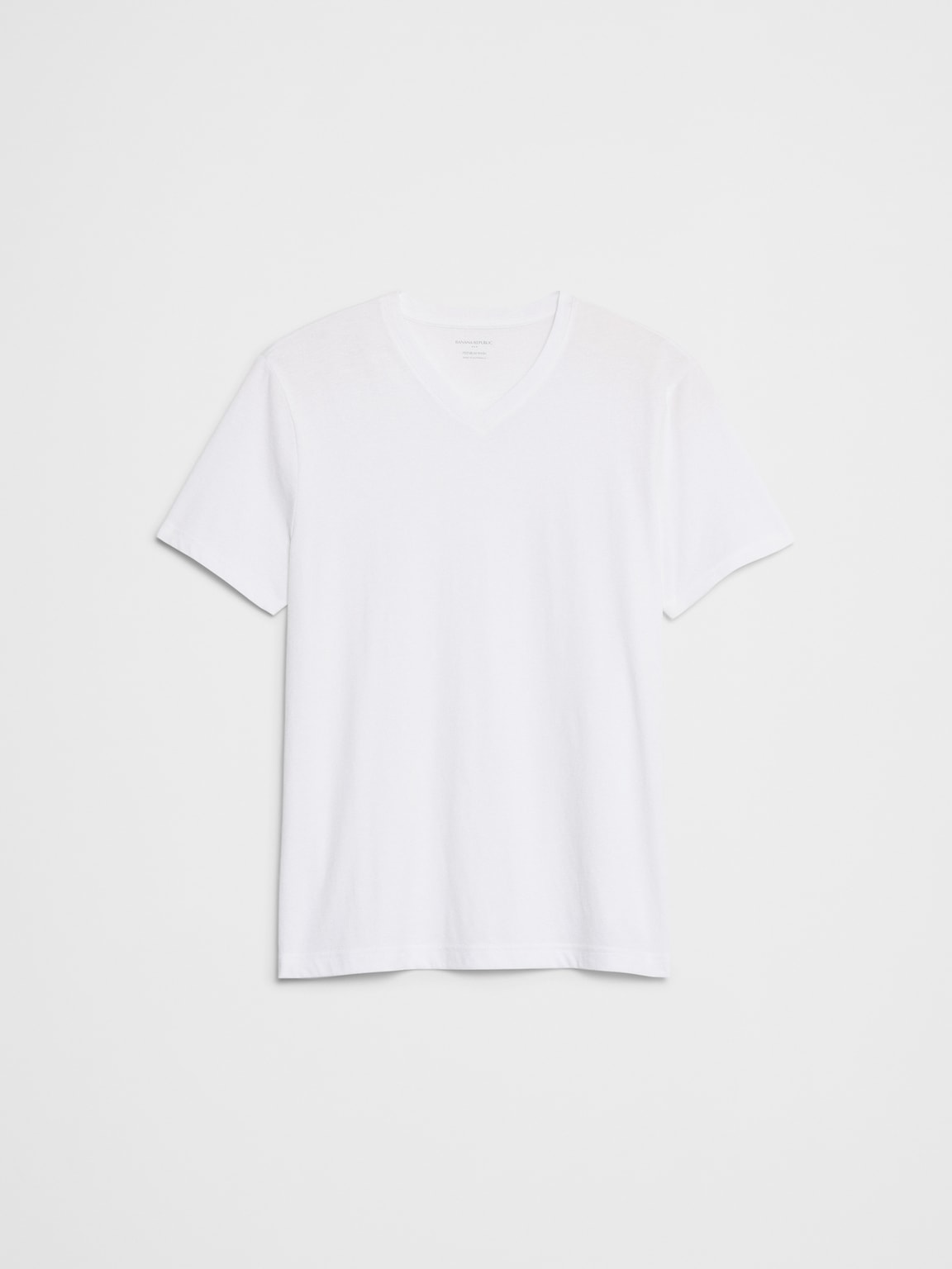 Standard-Fit Premium Wash V-Neck Shirt