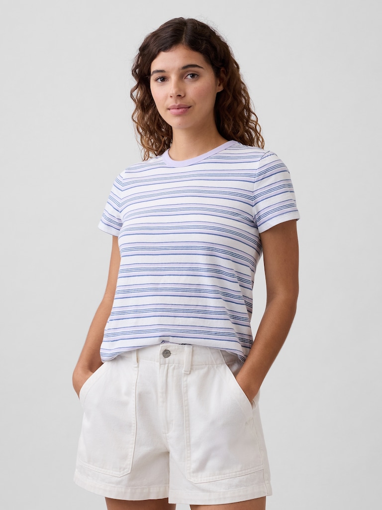 Favorite Stripe Crewneck T-Shirt