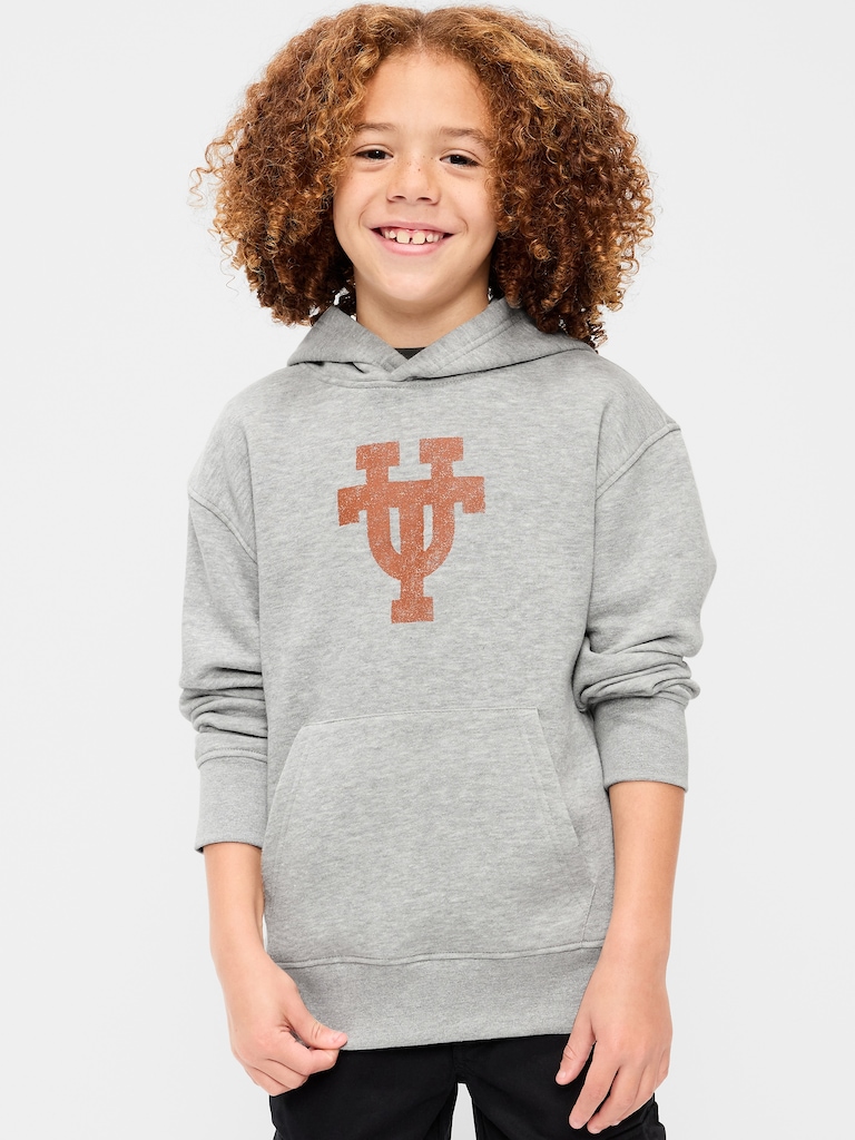 College Graphic Gender-Neutral Hoodie for Kids