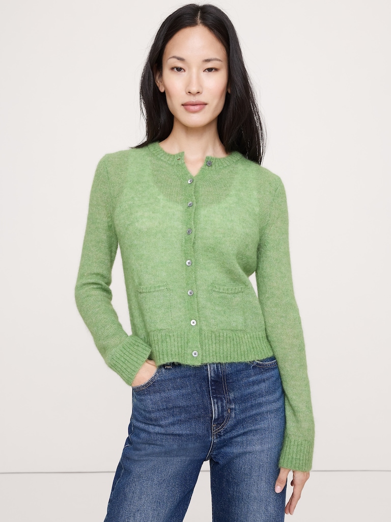 Italian Alpaca-Blend Cardigan