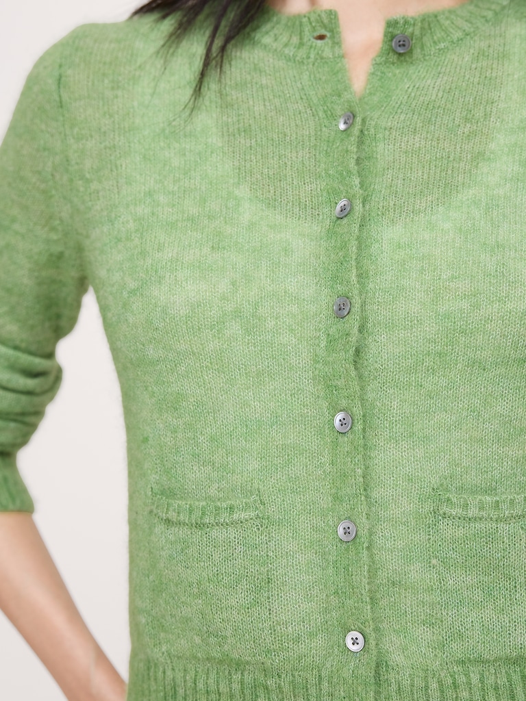 Italian Alpaca-Blend Cardigan