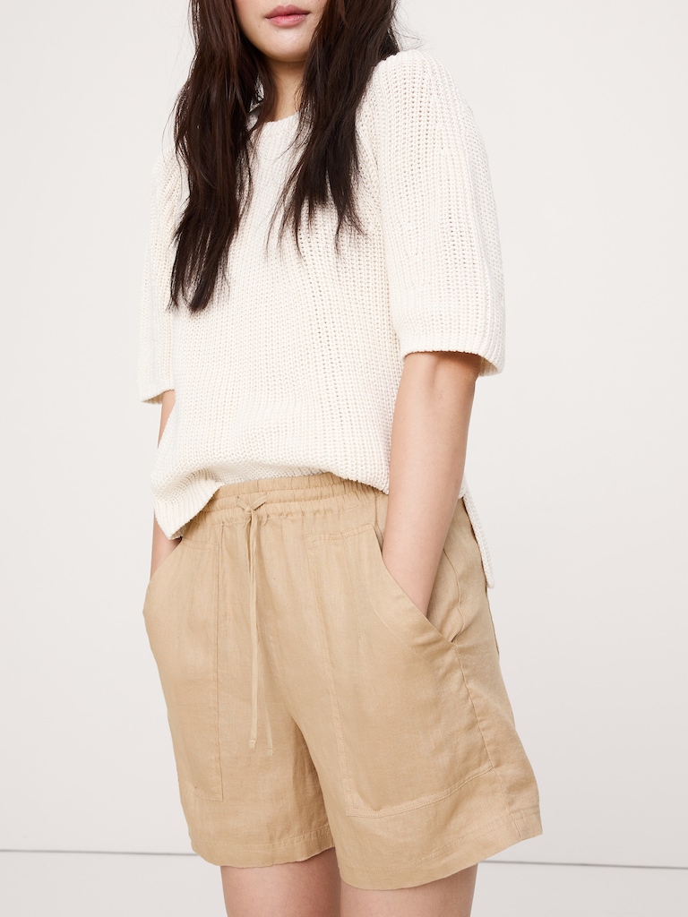 The Getaway 4" Short in Linen