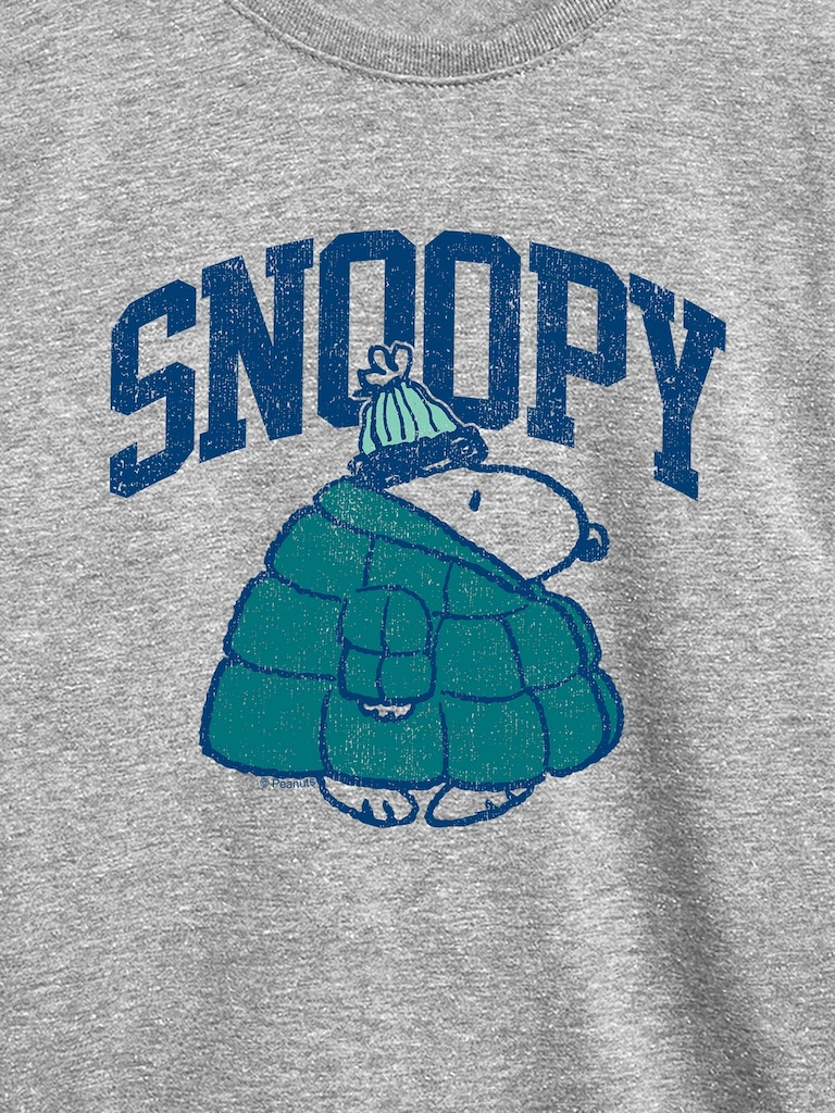 Toddler Peanuts Snoopy Puffer Long Sleeve Tee