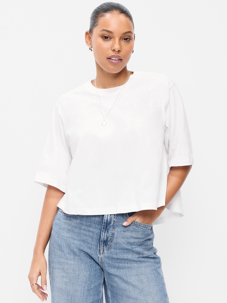 Short-Sleeve Trapeze T-Shirt