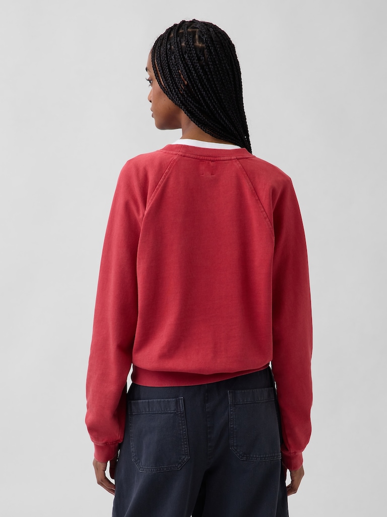 French Terry Raglan Sweatshirt