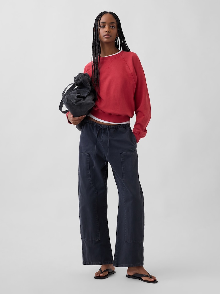 French Terry Raglan Sweatshirt