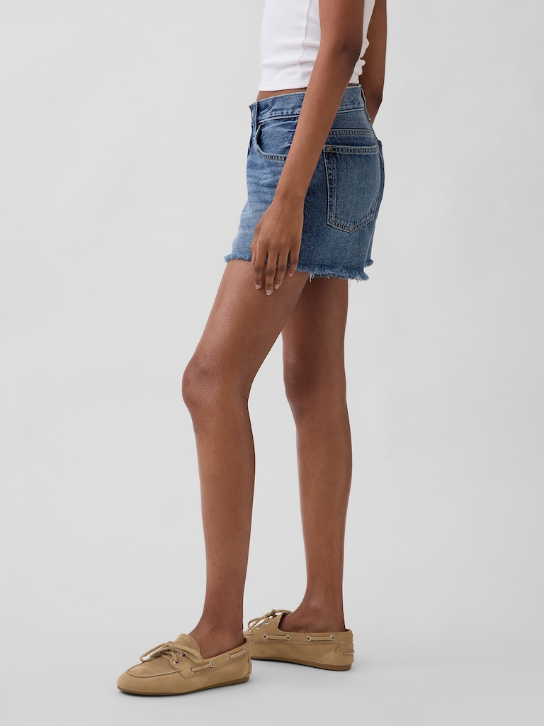 4" Mid Rise UltraSoft Relaxed Cutoff Shorts