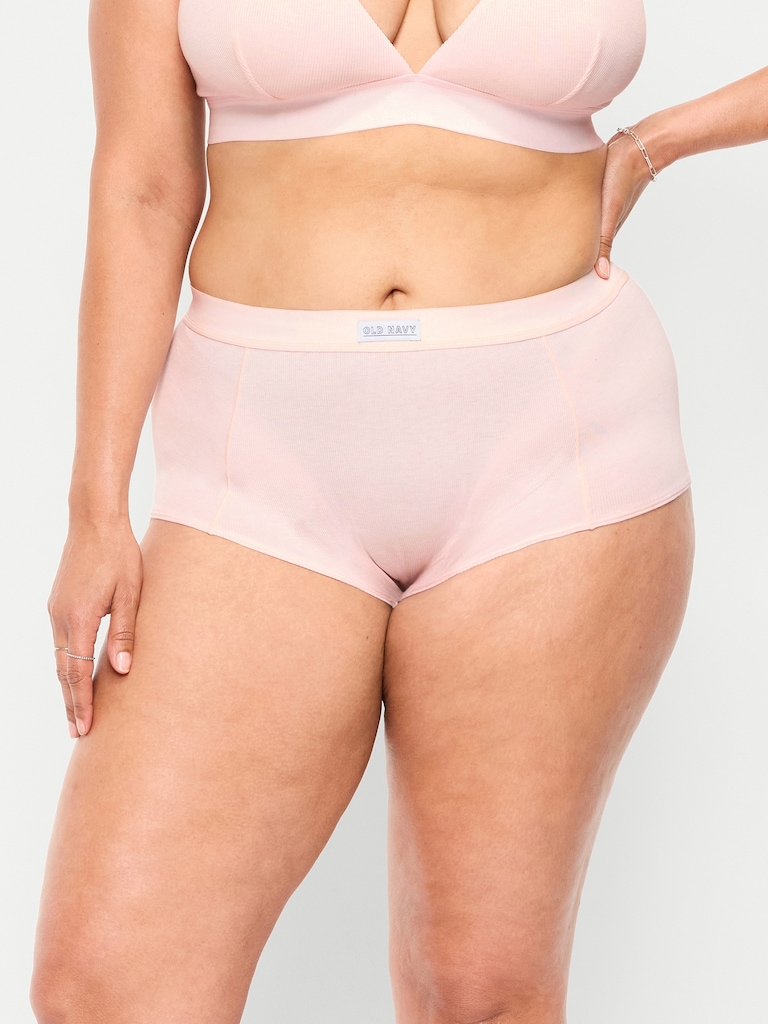 Ribbed Hipster Underwear