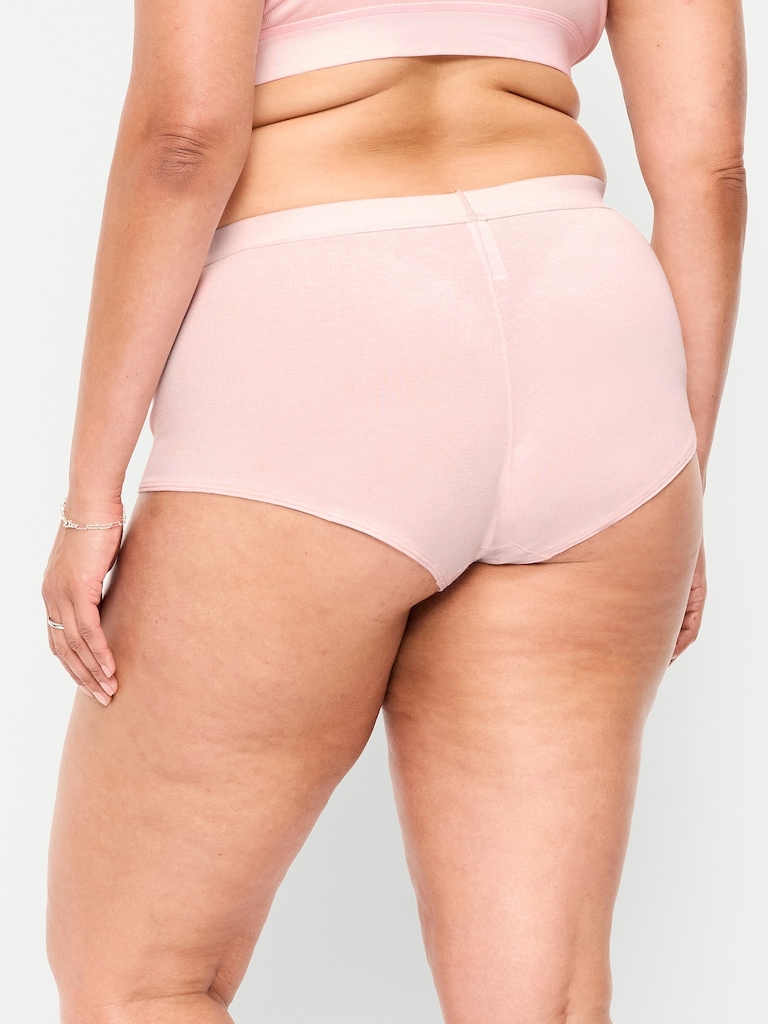 Ribbed Hipster Underwear