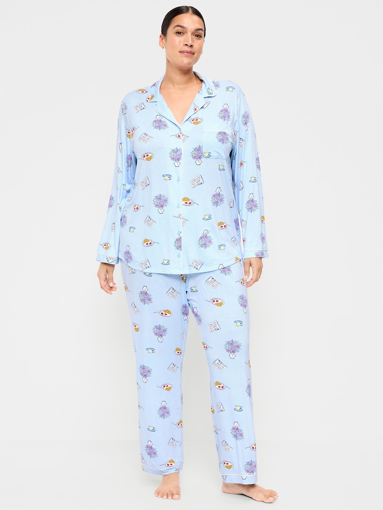 Sunday Sleep Knit Jersey Pant Set