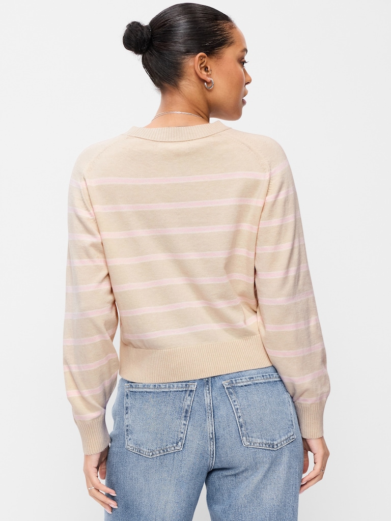 SoSoft Lite Cropped Crew-Neck Sweater