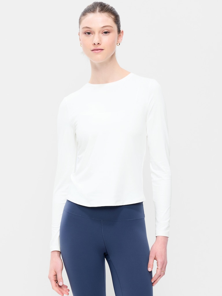StudioSmooth Long-Sleeve Base Layer Top