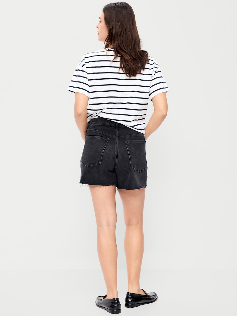 High-Waisted OG Jean Shorts -- 4-inch inseam