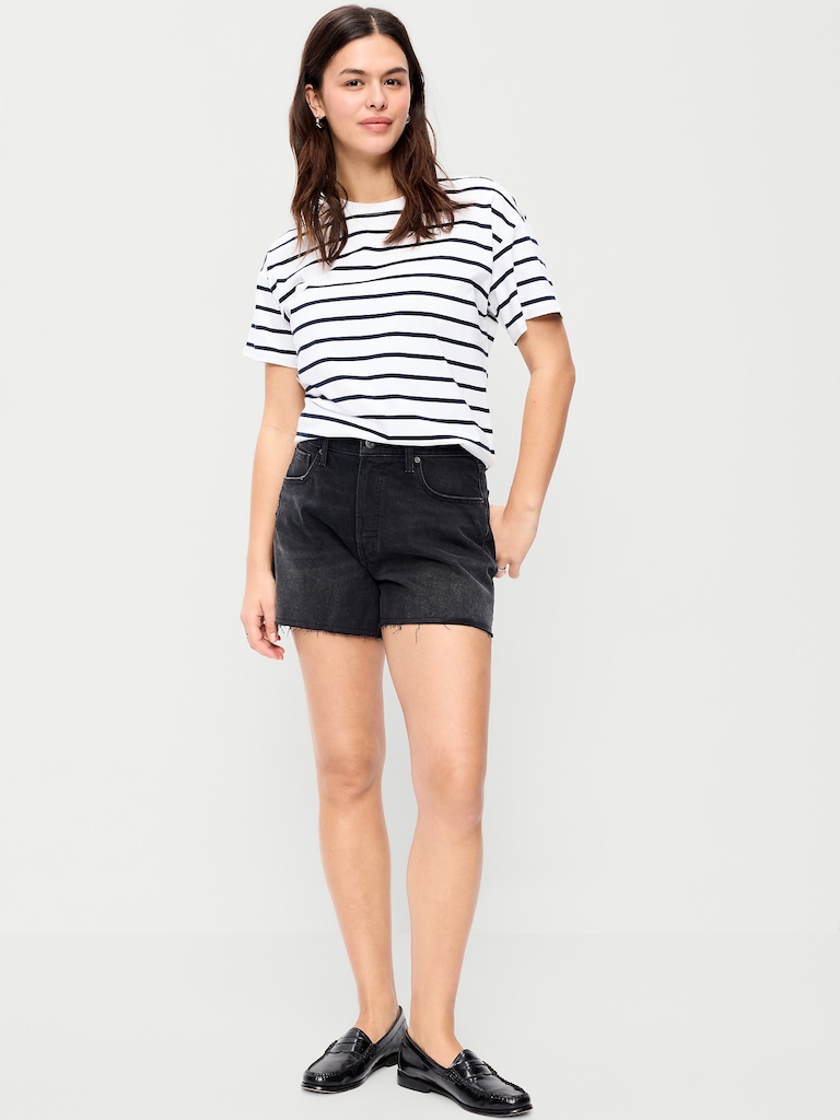 High-Waisted OG Jean Shorts -- 4-inch inseam