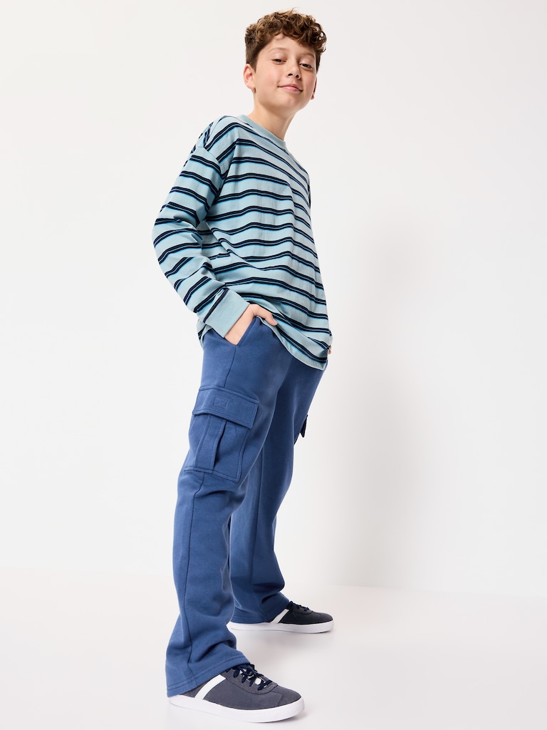 Favorite Fleece Baggy Cargo Sweatpants for Boys