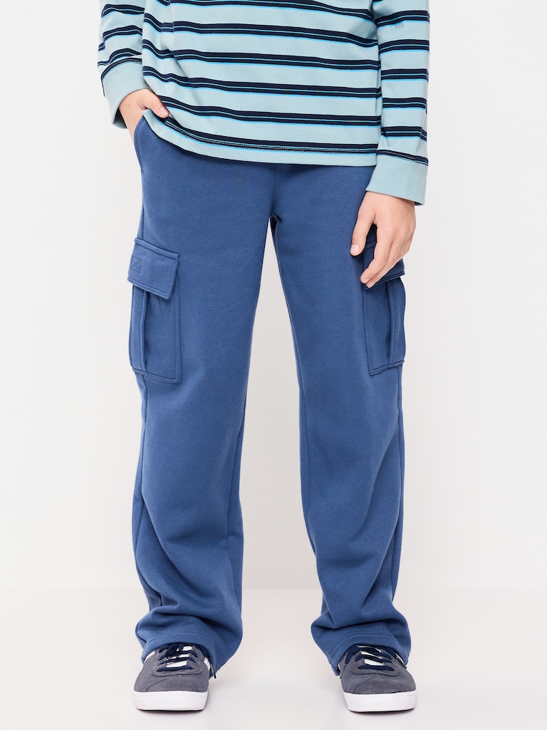 Favorite Fleece Baggy Cargo Sweatpants for Boys