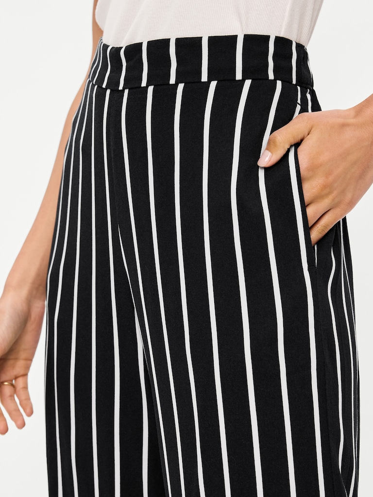 High-Waisted Playa Wide-Leg Pants