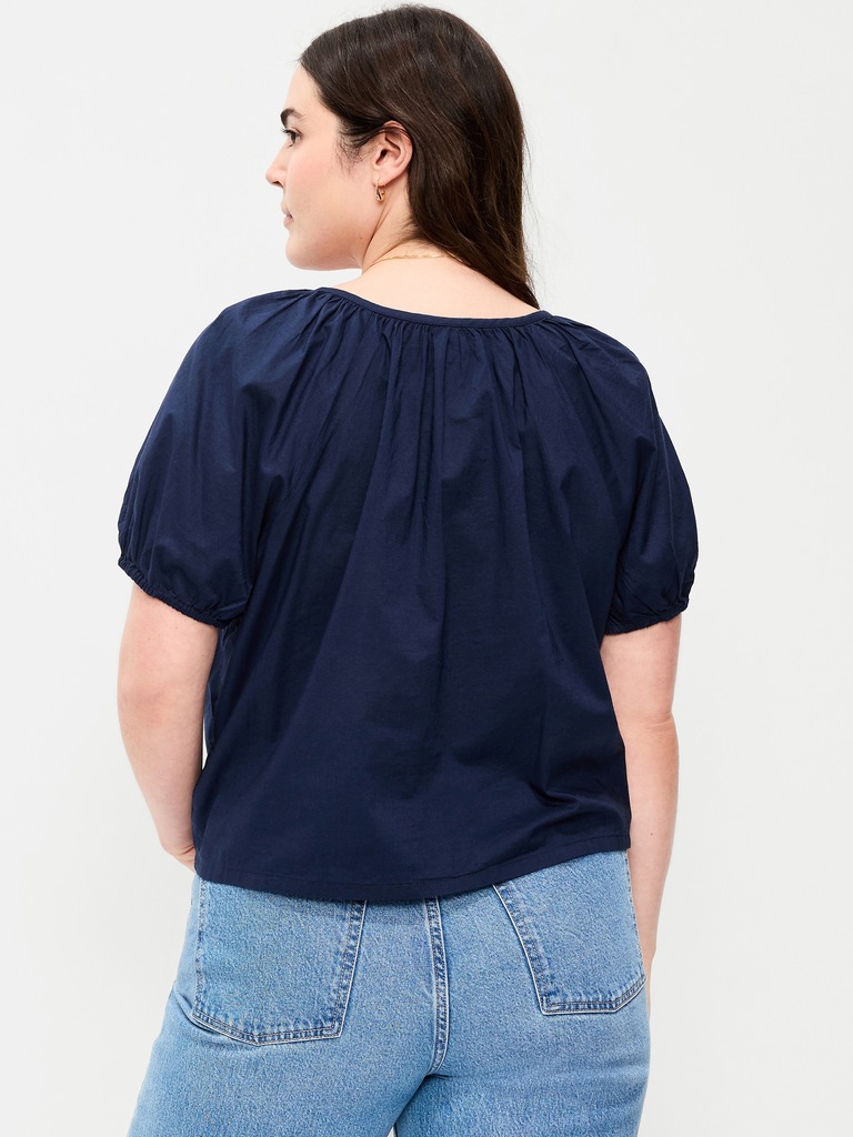 Airy Button-Down Top