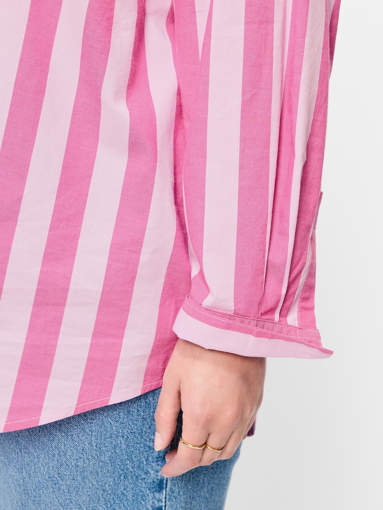 Oversized Button-Down Boyfriend Shirt
