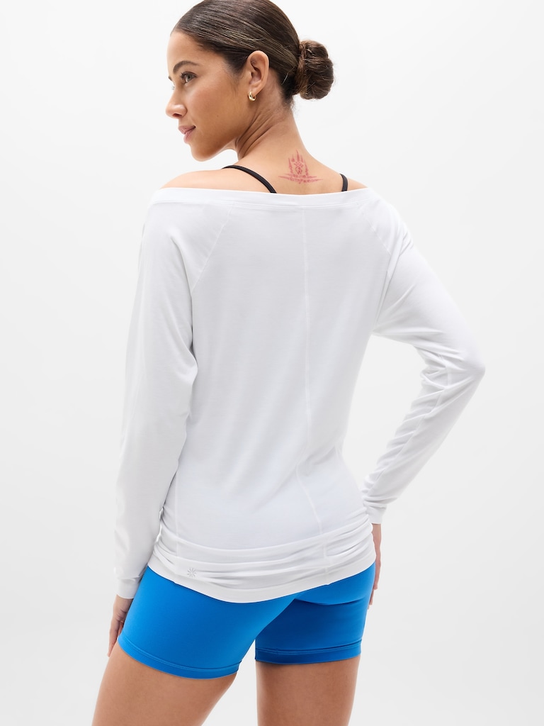 Move With Ease Off The Shoulder Top