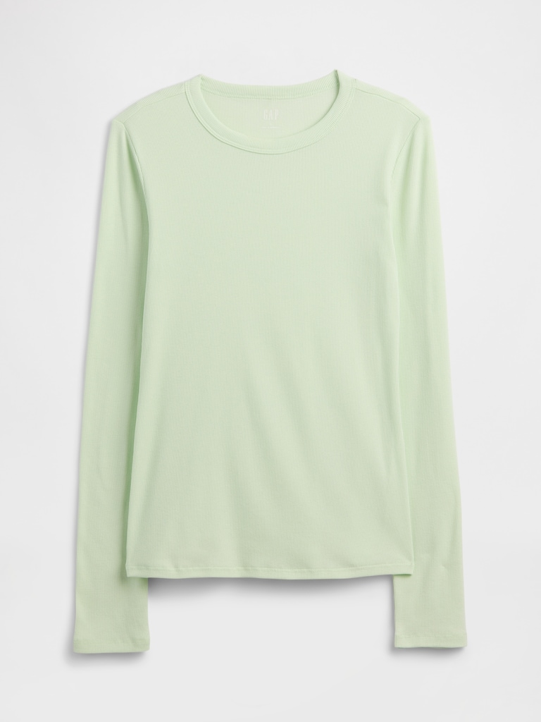 Essential Ribbed Crewneck T-Shirt