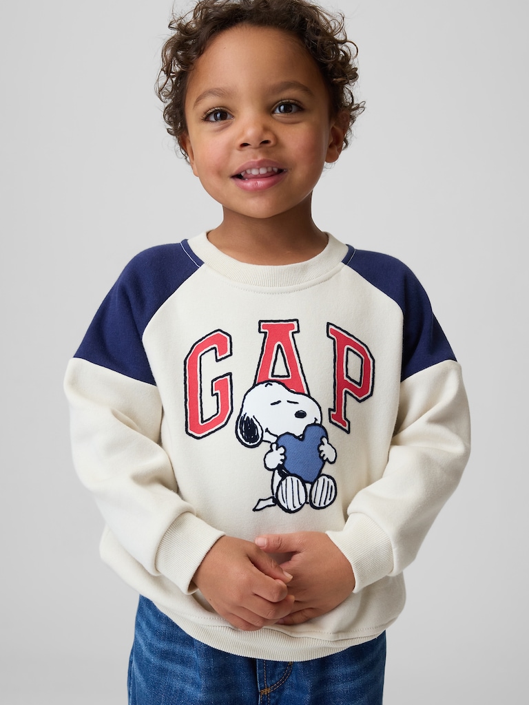 Baby & Toddler Snoopy Logo Raglan Sweatshirt