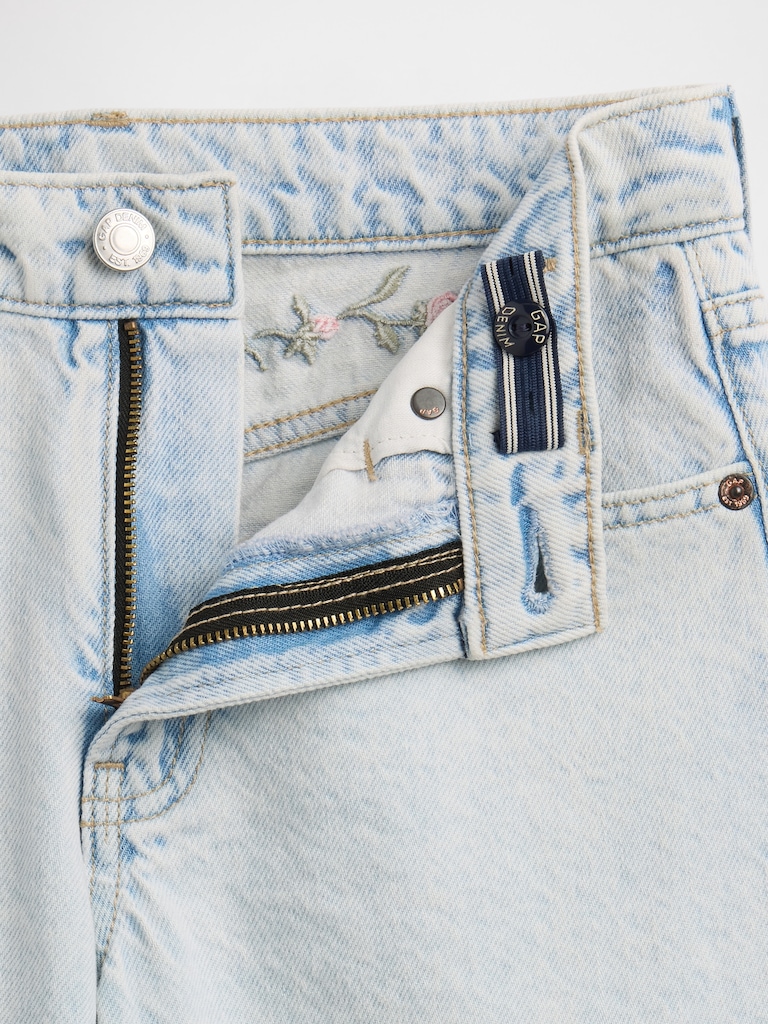 Kids Low Rise Stride Wide-Leg Jeans