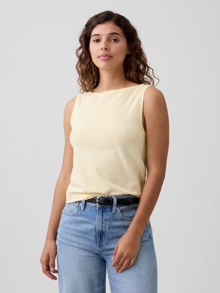 Boatneck Tank Top