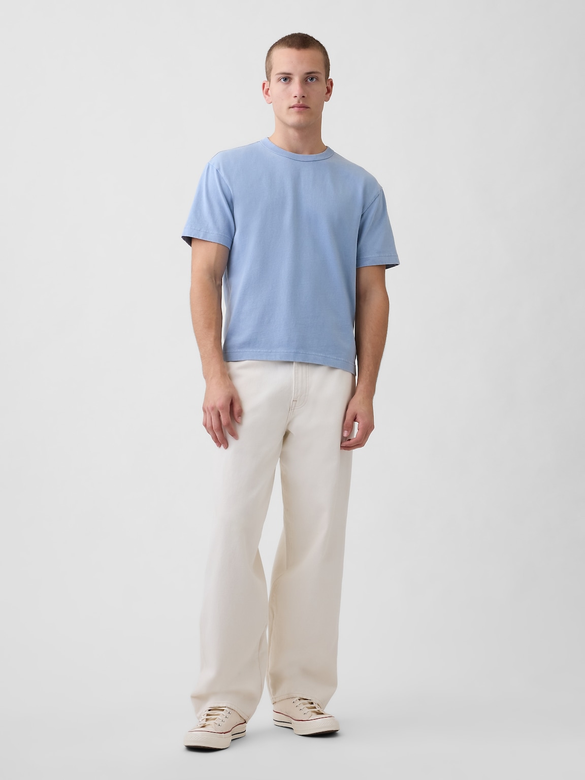 Adult Heavyweight Crop T-Shirt