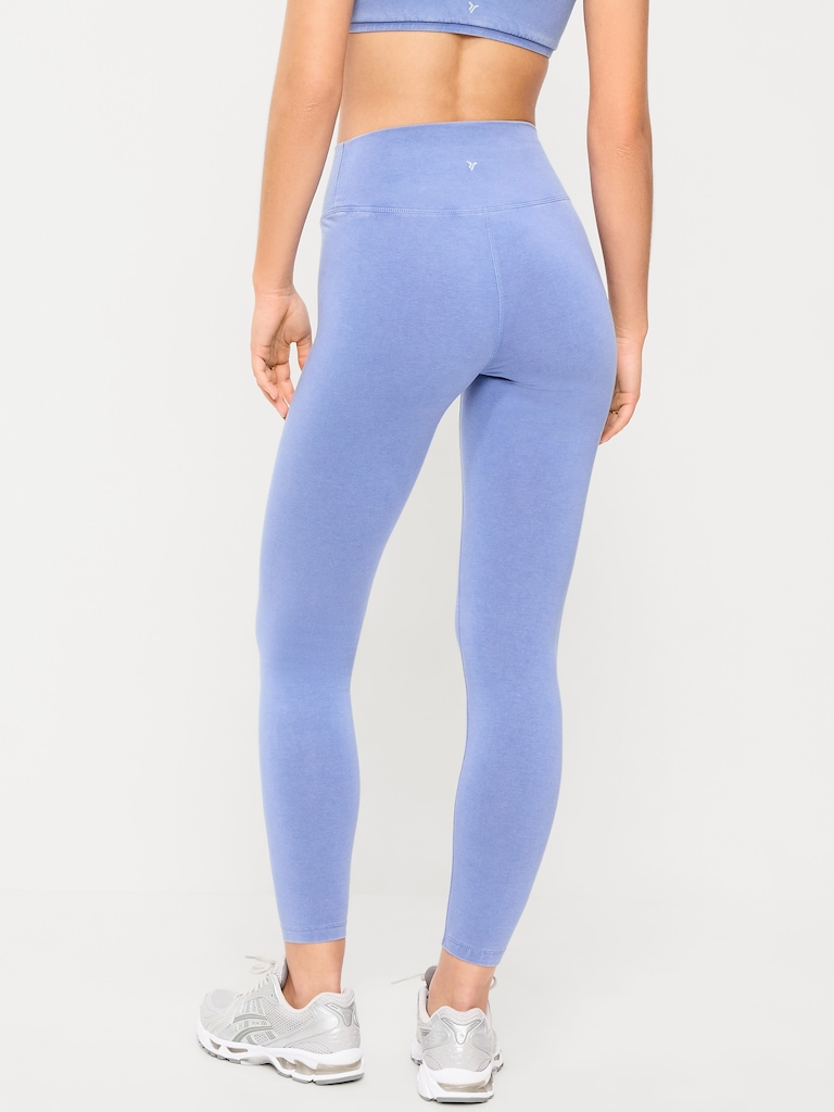 High-Waisted PowerChill 7/8 Cotton Leggings