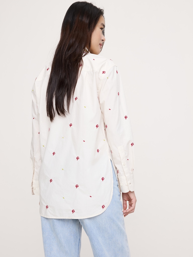 The Oversized Embroidered Shirt