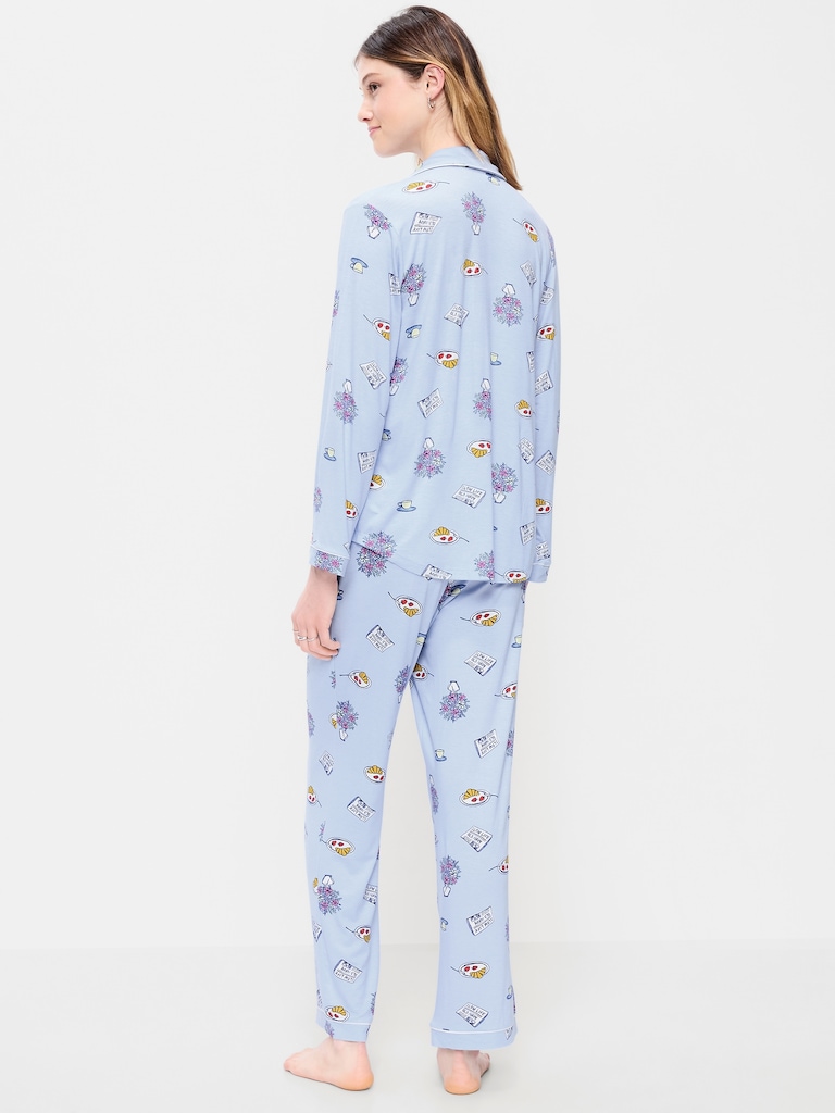 Sunday Sleep Knit Jersey Pant Set