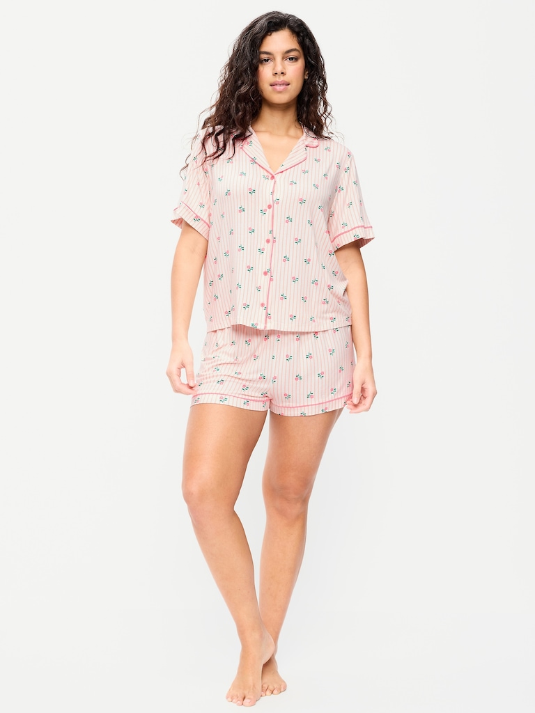 Sunday Sleep Knit Jersey Short Set