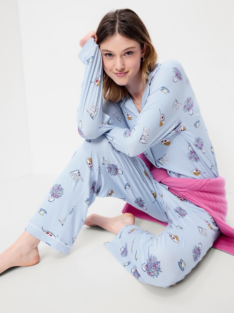 Sunday Sleep Knit Jersey Pant Set