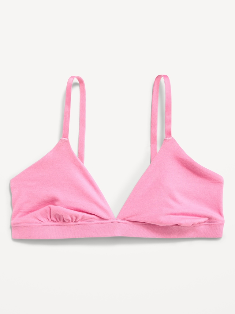 Everyday Cotton Triangle Bralette