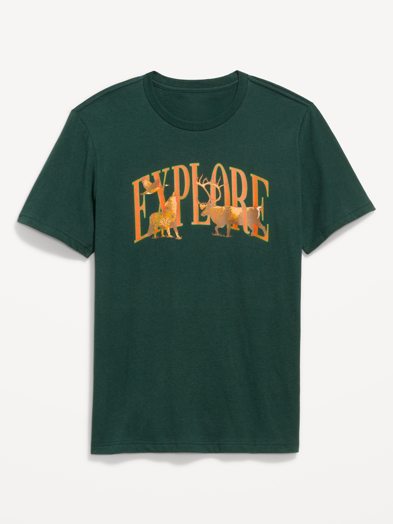 Crew-Neck Graphic T-Shirt