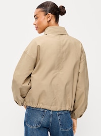 Full-Zip Harrington Jacket
