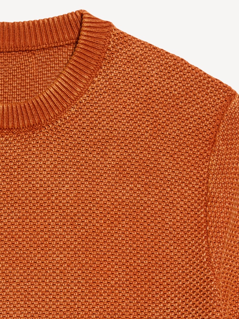 Washed Crew-Neck Sweater