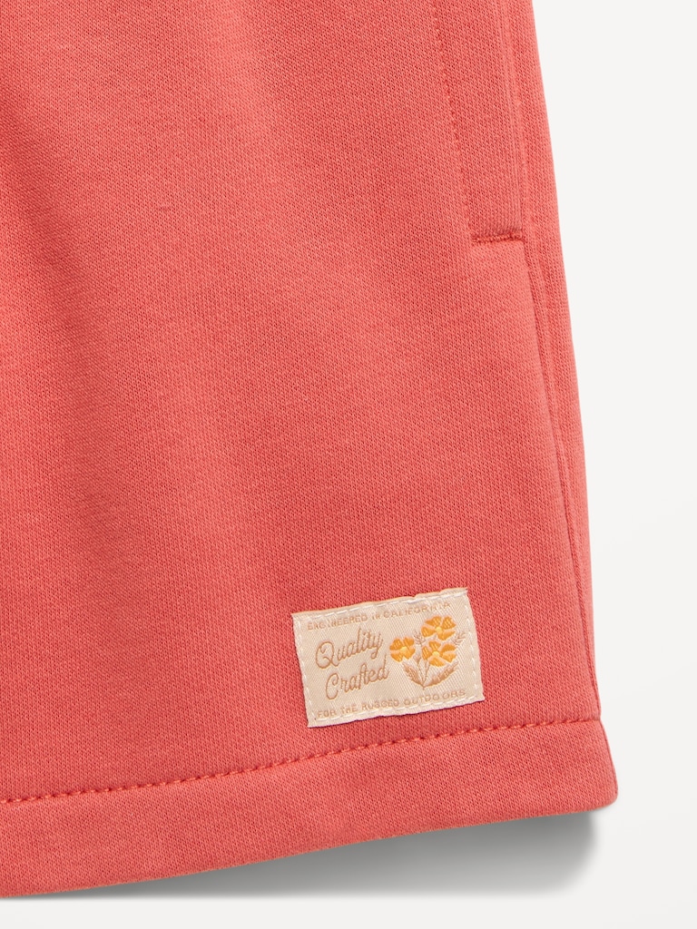 Below Knee Fleece Jogger Shorts for Boys