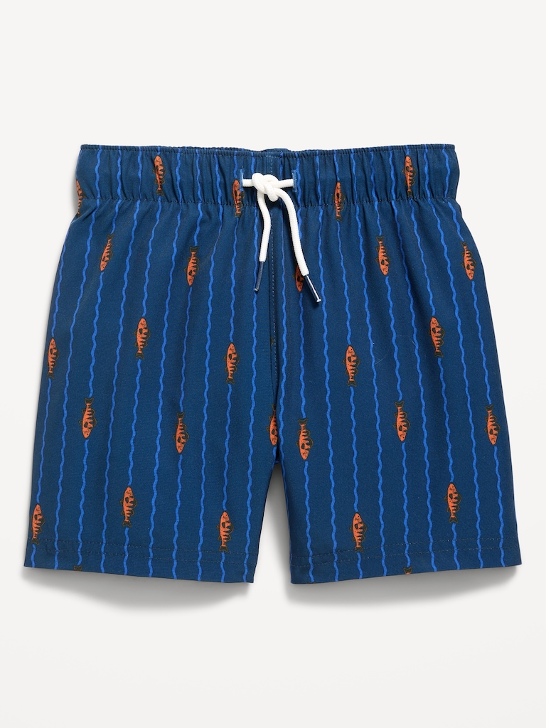 Printed Swim Trunks for Toddler Boys