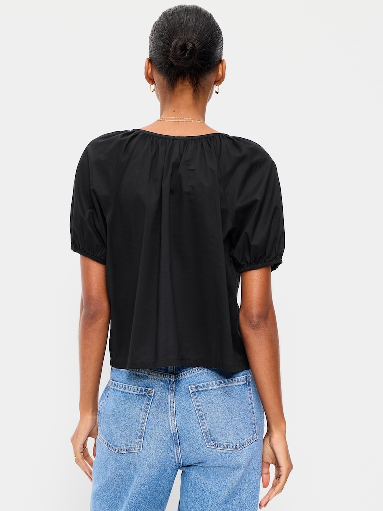 Airy Button-Down Top