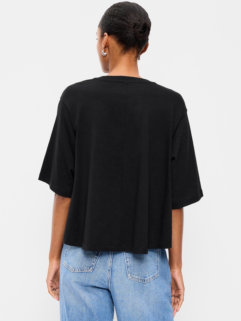 Short-Sleeve Trapeze T-Shirt