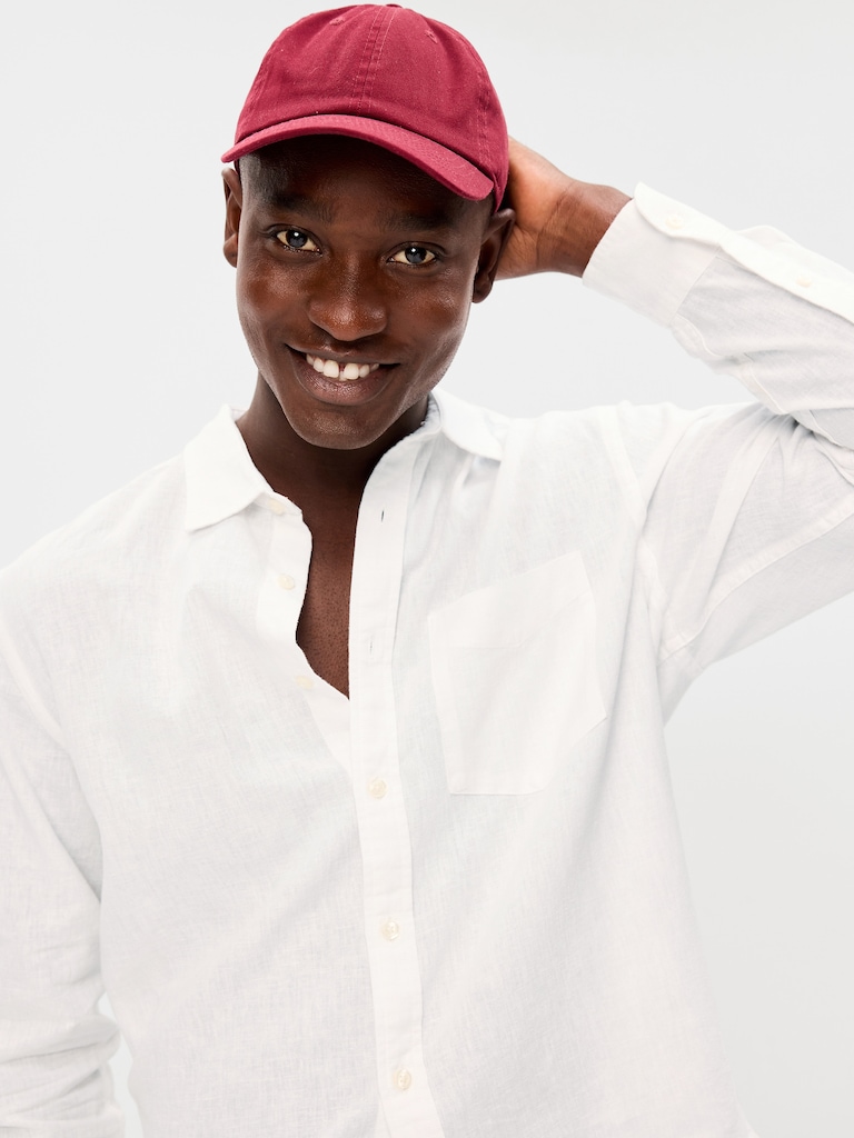 Classic Fit Linen-Blend Shirt