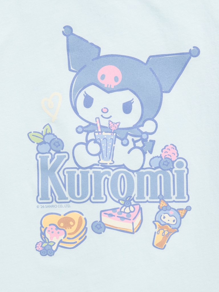 Kuromi™ Oversized Graphic T-Shirt for Girls