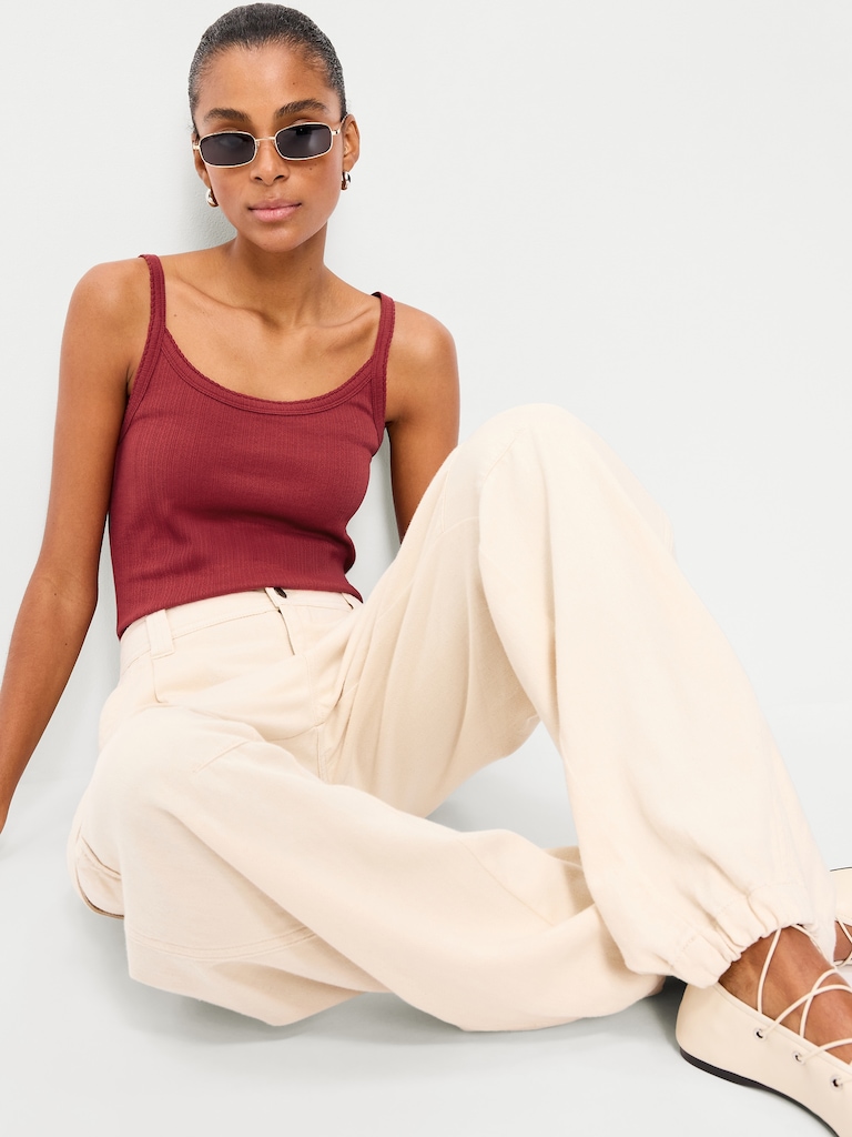 Pointelle Cami Tank Top