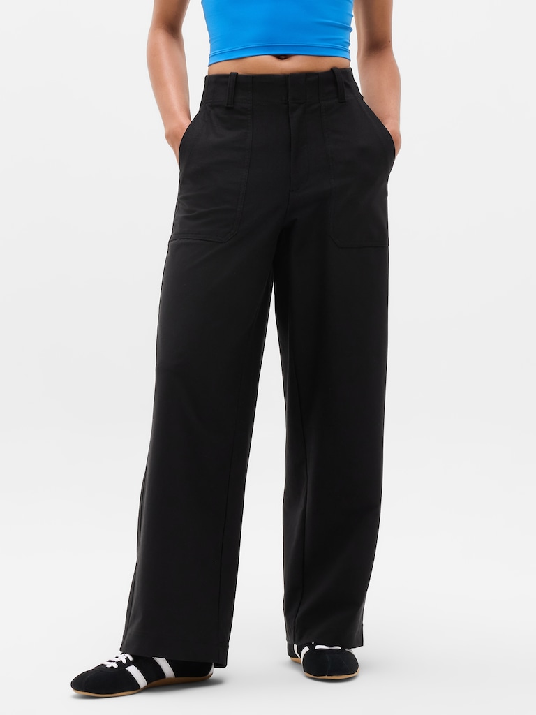 Skyline Mid Rise Wide Leg Pant