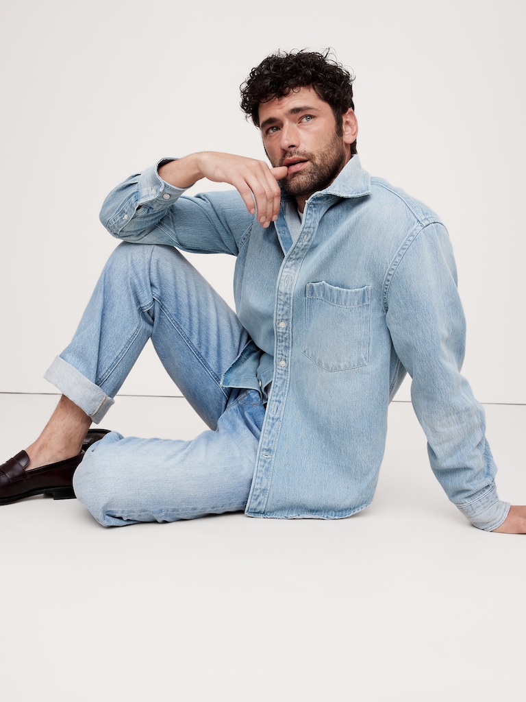 Relaxed-Fit Denim Shirt