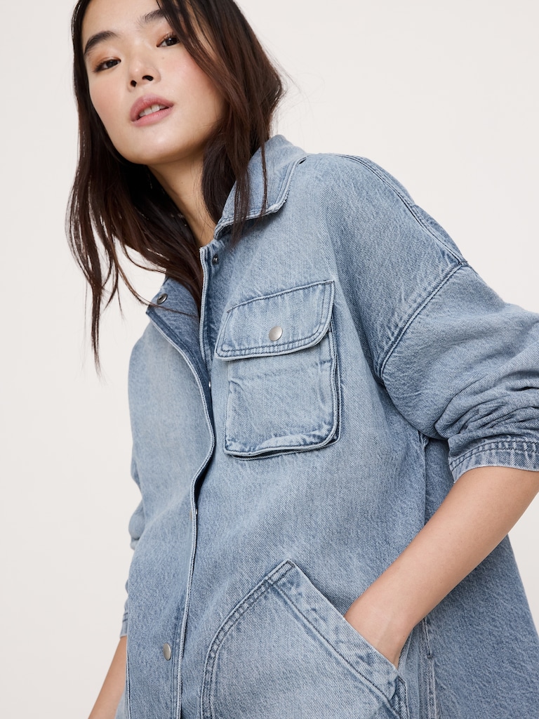 Washed Cotton Chore Jacket