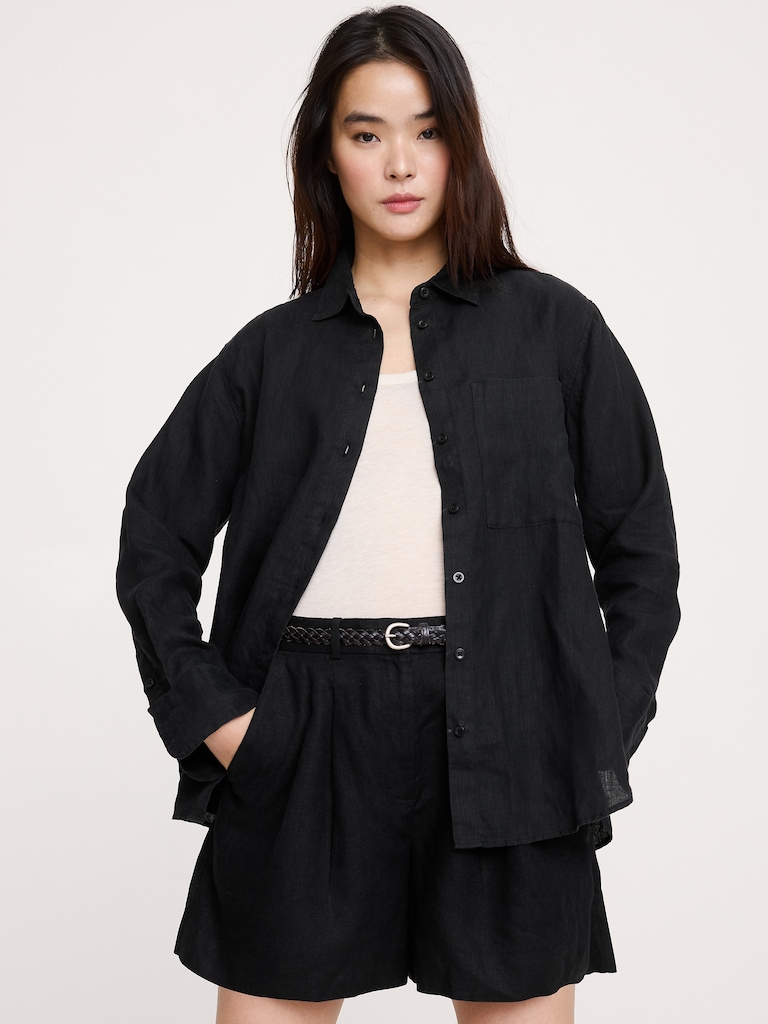 The Oversized Linen Shirt